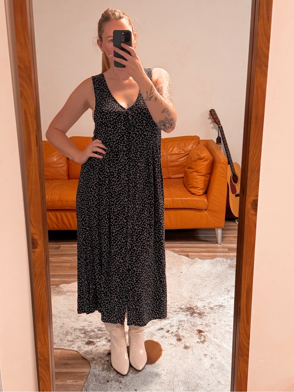 Vintage 90s Northern Traditions Maxi Dress - Picture 2 of 4